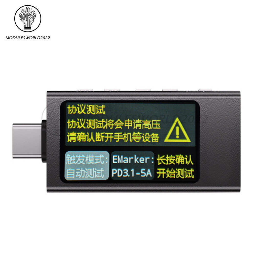 KWS-X1 Type-C Power Tester Voltage Current Meter USB-C Multimeter DC 4-30V 0-12A