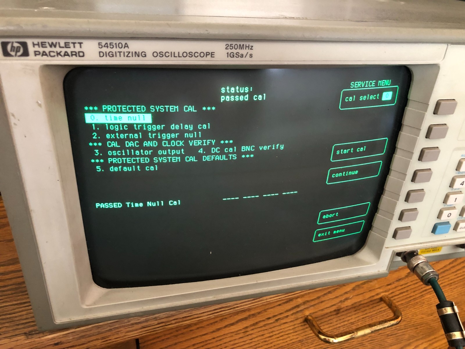 Working Agilent 54510A Digitizing Oscilloscope 2-Ch 250MHz 1GSa/s Tested