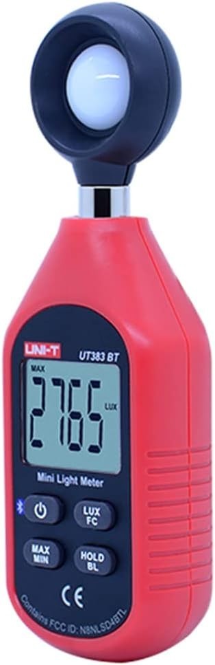 UNI-T Digital Bluetooth Illuminometer Light Meter Luxmeter 199900Lux UT383BT