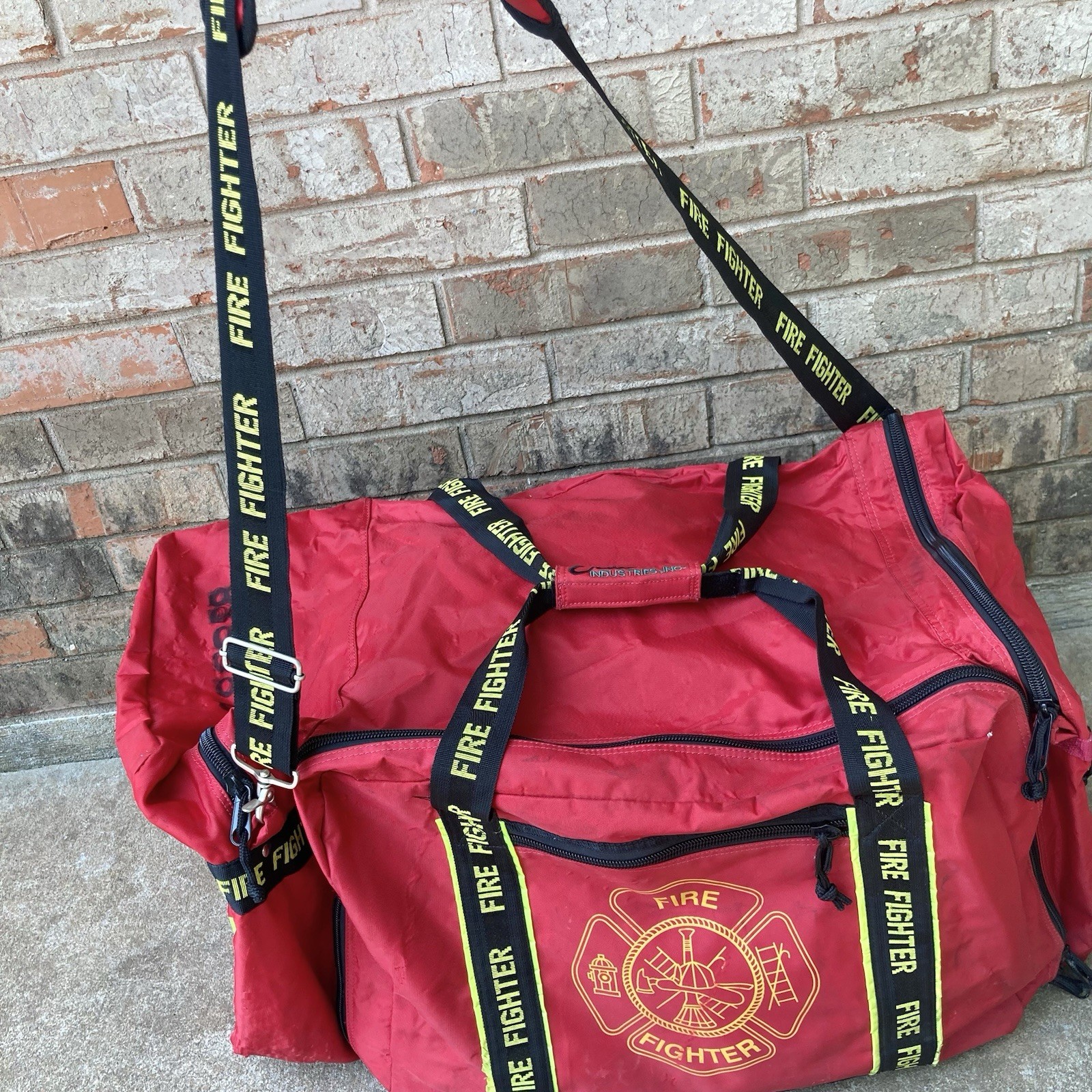 Firefighter Gear Bag Duffle Turnout Bag w/ Shoulder Strap