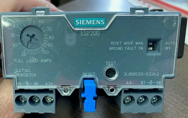 * 1 DAY SHIPS 3UB85335GW2 / 3UB8533-5GW2 SIEMENS ESP200 Solid state overload