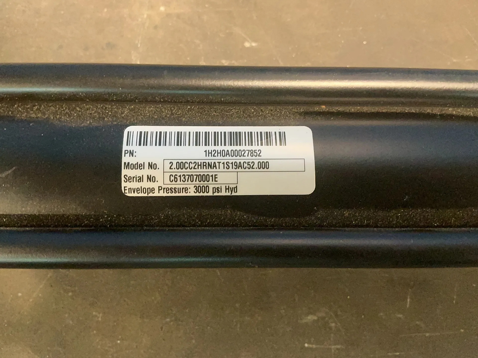 PARKER CYLINDER 2.00CC2HRNAT1S19AC52.000
