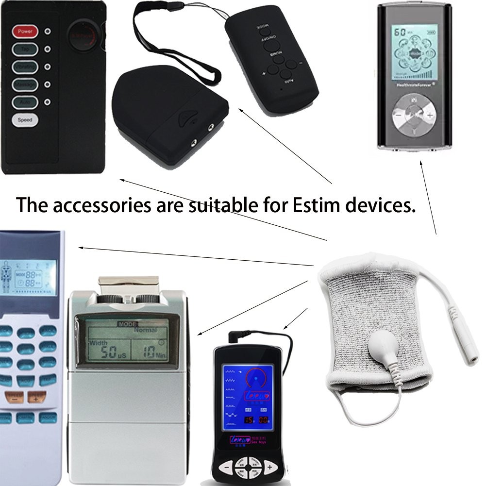 E-stim Adjustable Fabric Silver Thread Conductive Loop Accessories for Tens Stim