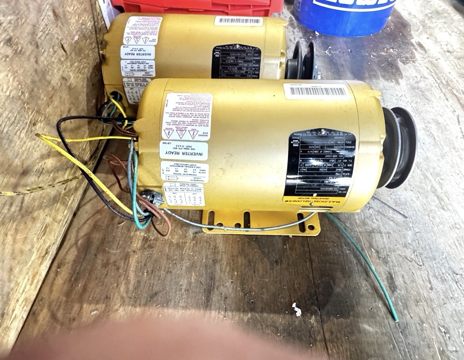 Baldor Reliance Blower Motor 2.4HP 1750 RPM 208-230/460V 3 Phase Inverter Ready