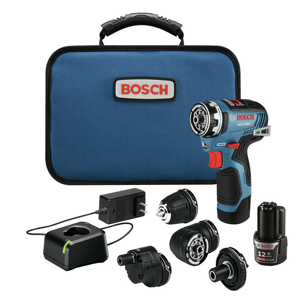 Bosch GSR12V-300FCB22-RT 12V Max 5-In-1 KT w/2 Batts (2Ah) Certified Refurbished