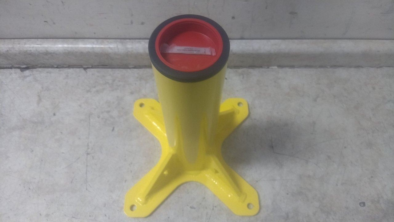 Oz Lifting Products OZPED2 3.05 In Mast Diameter 1000 Lb Cap Steel Mounting Base