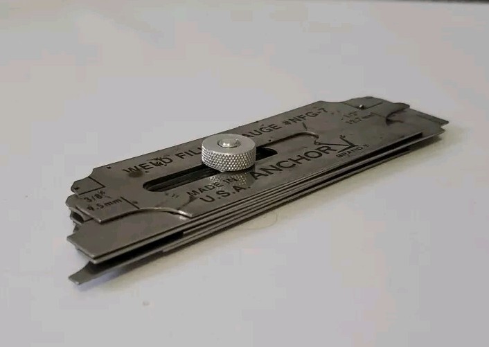 Anchor Brand 7-pc Weld Fillet Gauge #NFG-7 Stainless Steel