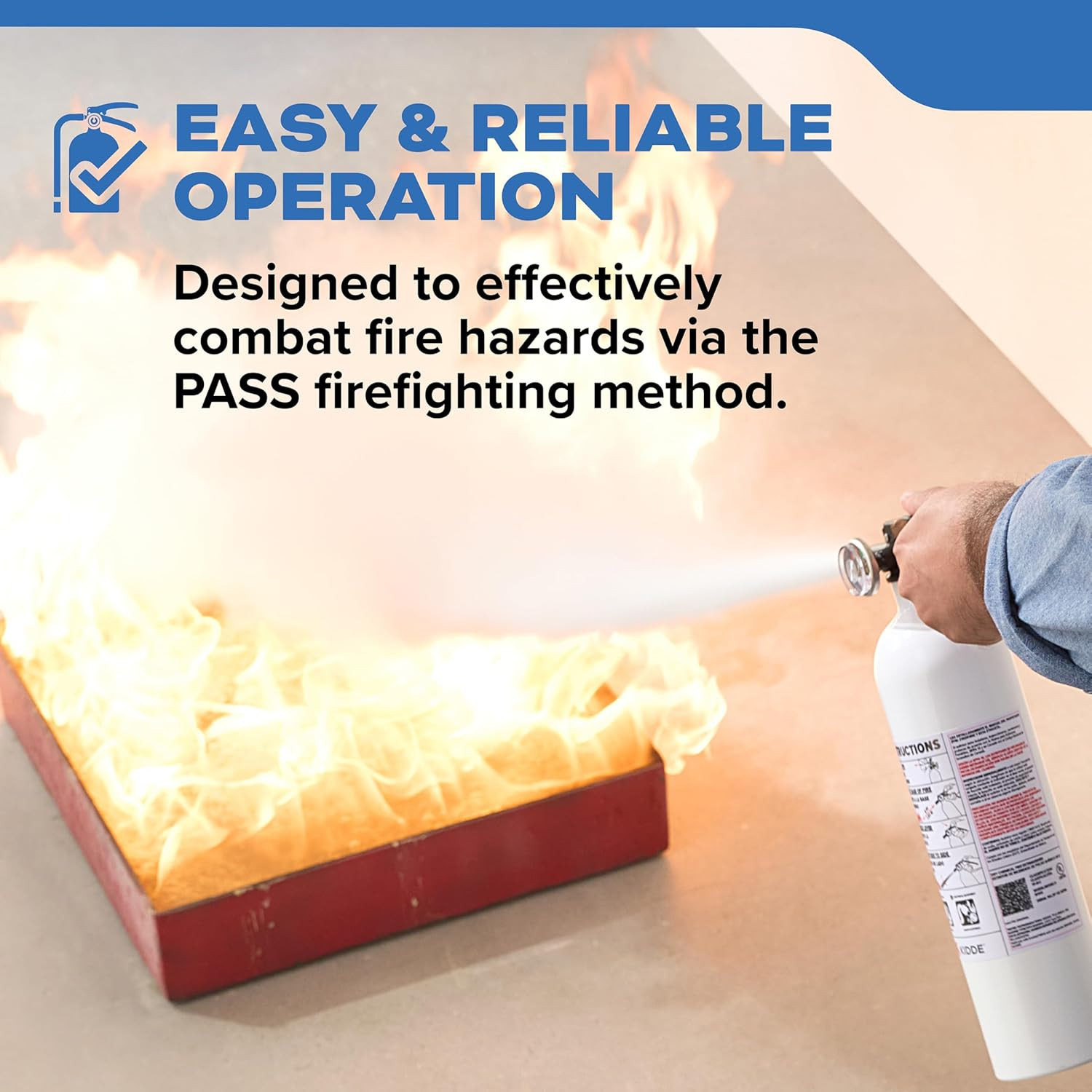 Mariner PWC Marine Fire Extinguisher, 5-B:C, 3.3Lbs, Coast Guard Approved