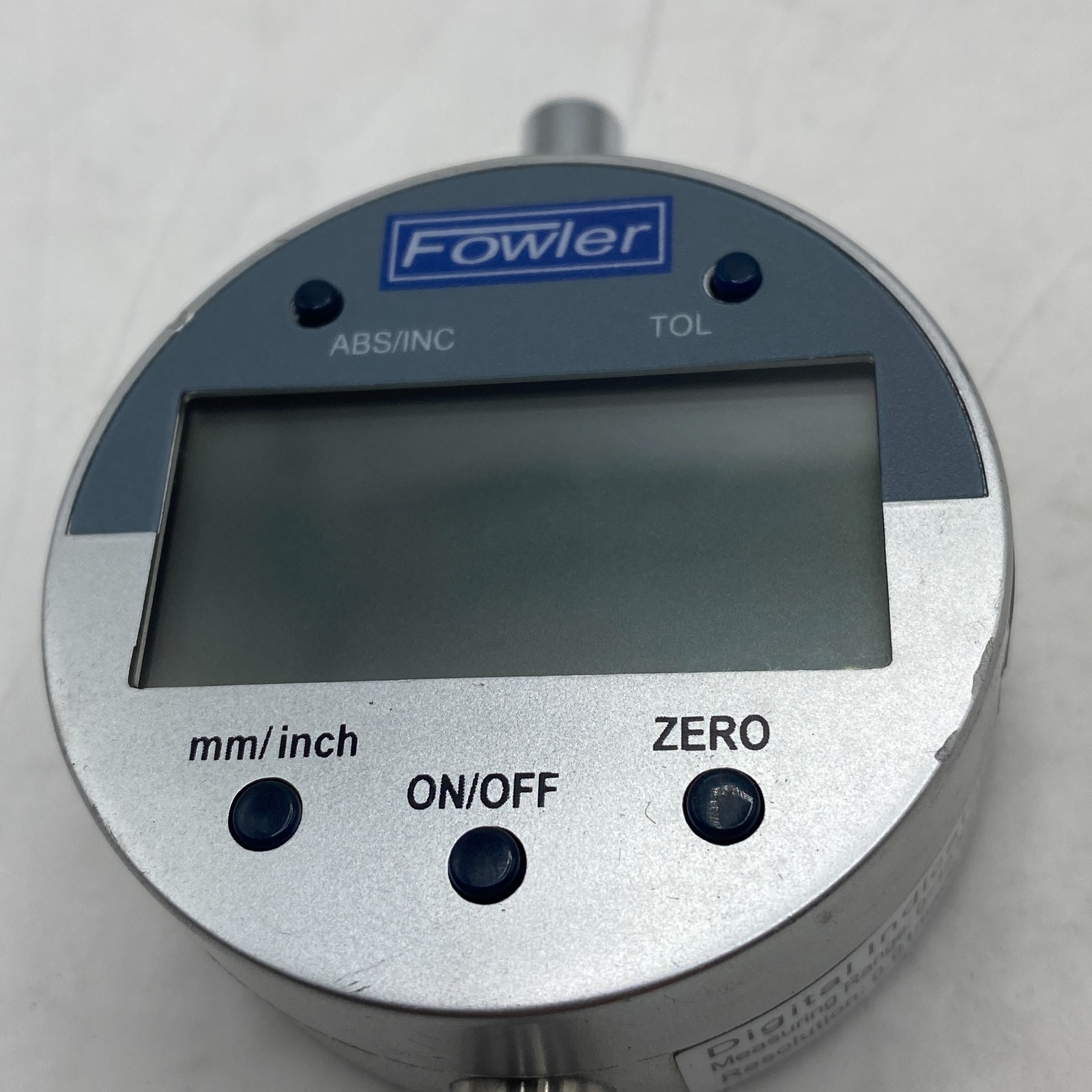 Fowler Digital Indicator Measuring Range: 0~12.5mm/0.5″, 25.4mm/1.0″