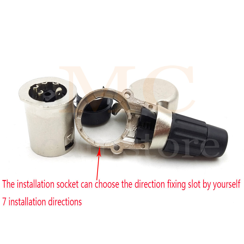3-pin male XLR connector