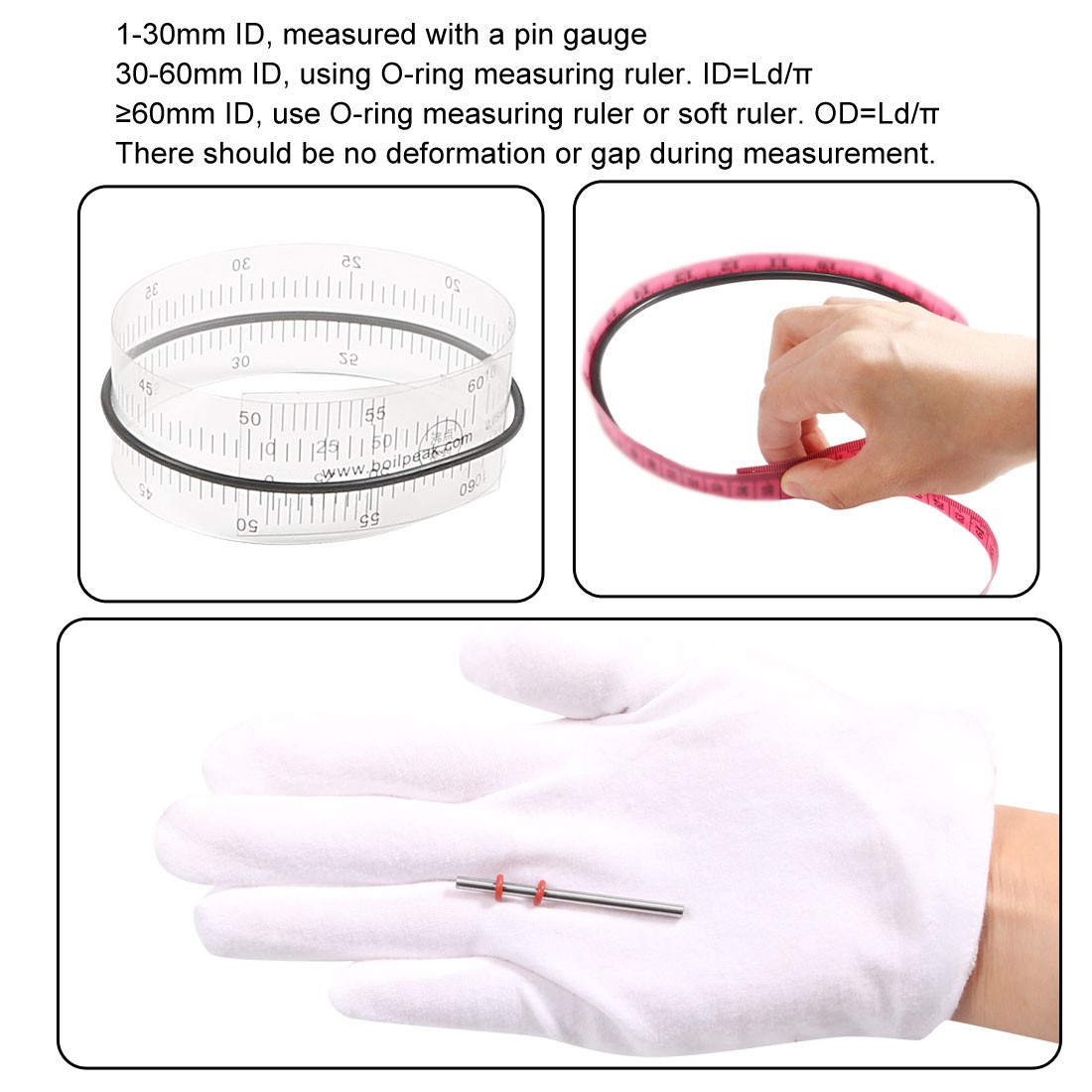 6mm OD 3mm ID 1.5mm Width Silicone O-Ring Red for Machine Seal Gasket,50 Pcs