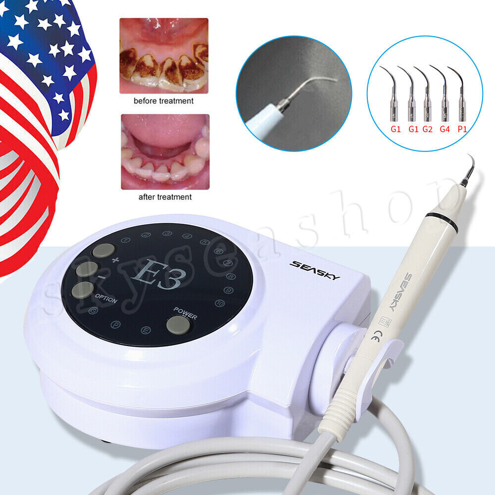 Dental Ultrasonic Piezo Scaler with detachable Handpiece fit EMS Cavitron tips