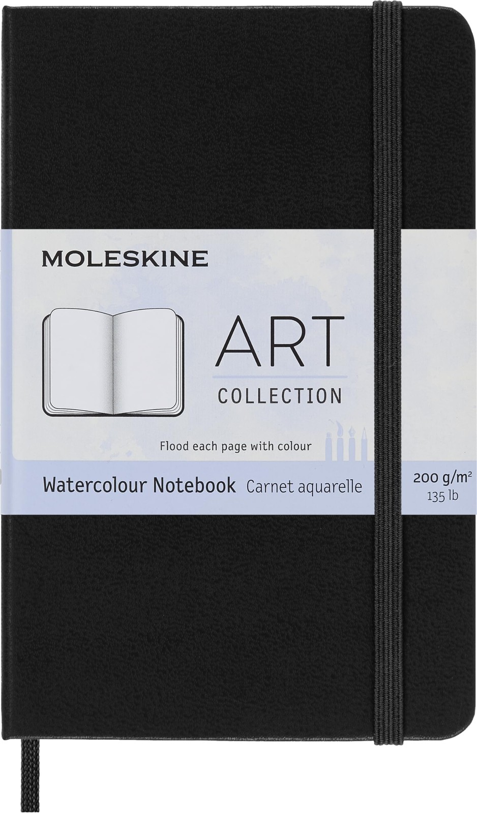 Moleskine Art Watercolor Notebook, Hard Cover, Pocket Office Product