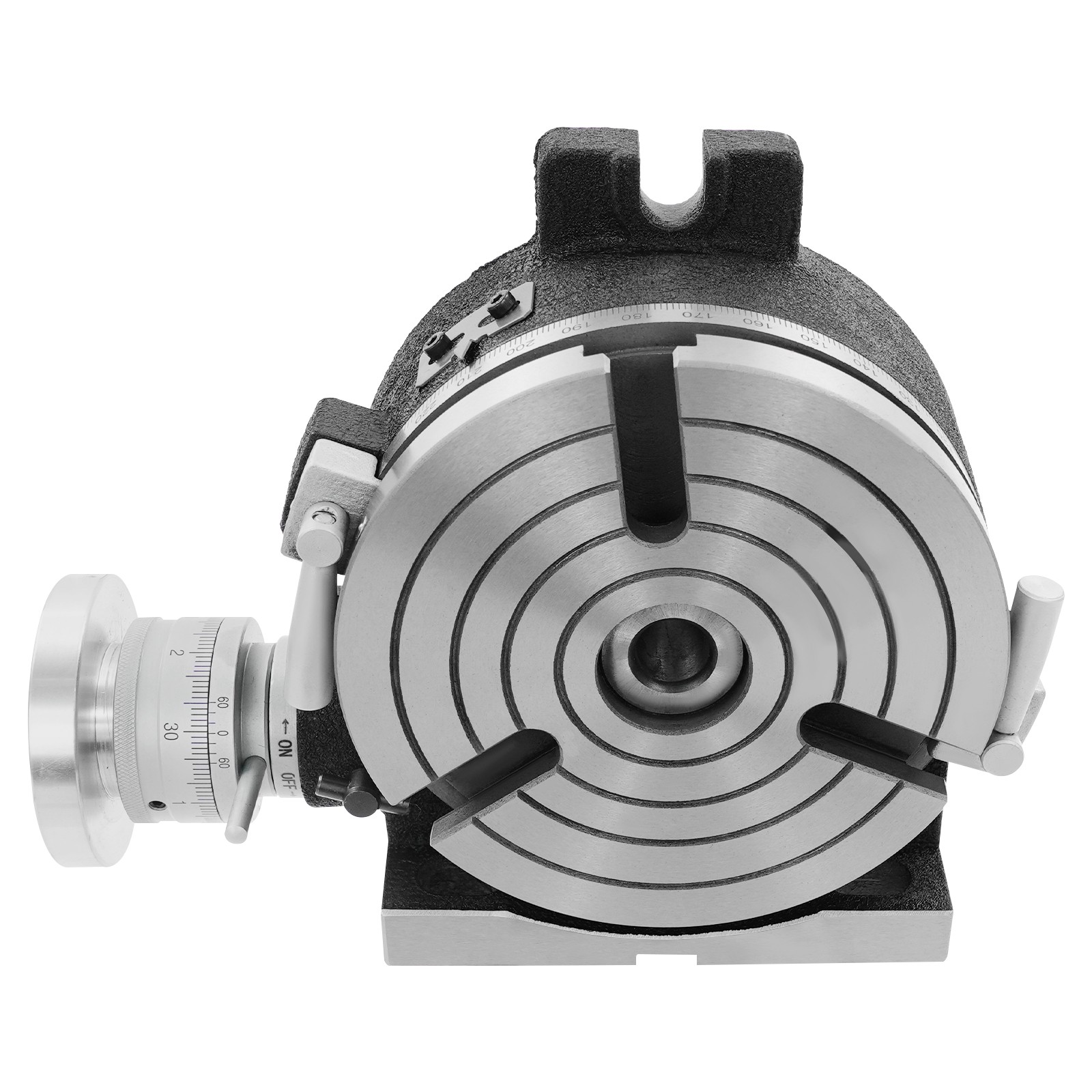 Horizontal Vertical Rotary Table 3-Slot Rotary Table 360° Rotary Adjustment