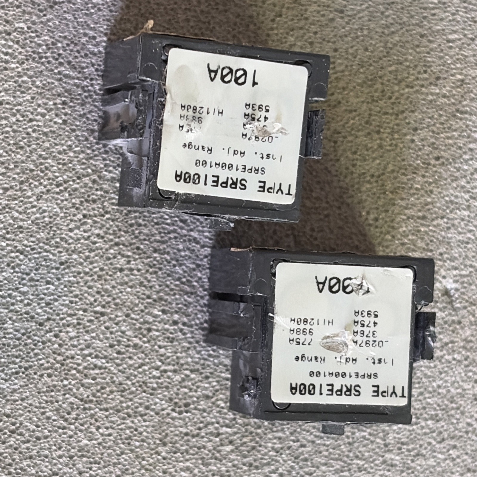 General Electric GE SRPE100A100 Breaker Trip Unit 100A SED SID SIH SSEP used