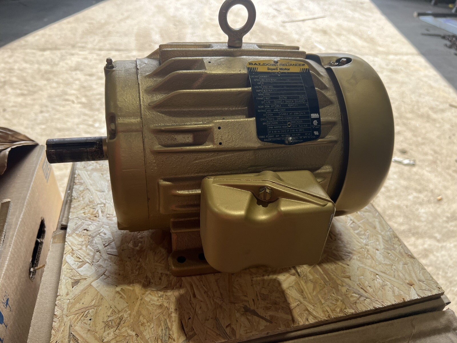 baldor motor 3 hp