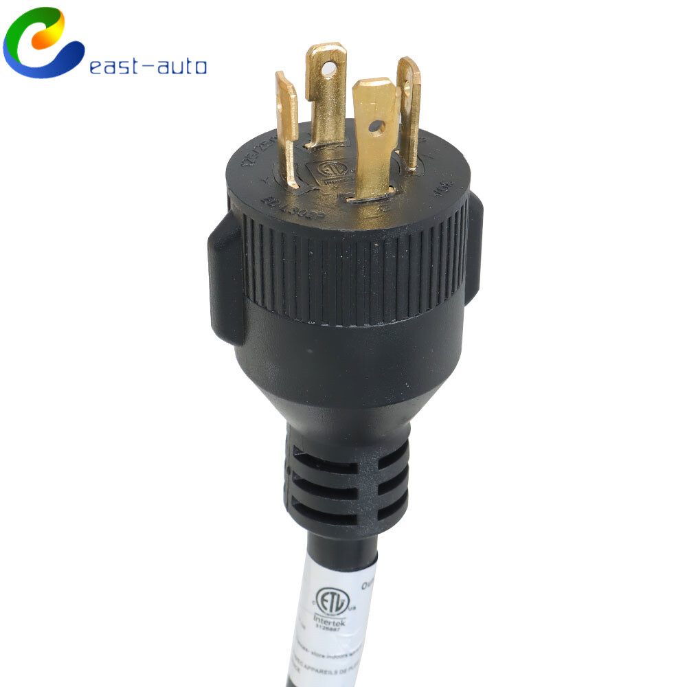 30 Amp 15 Feet Extension Cord & Generator Inlet Box L14-30P/L14-30R 125/250 V
