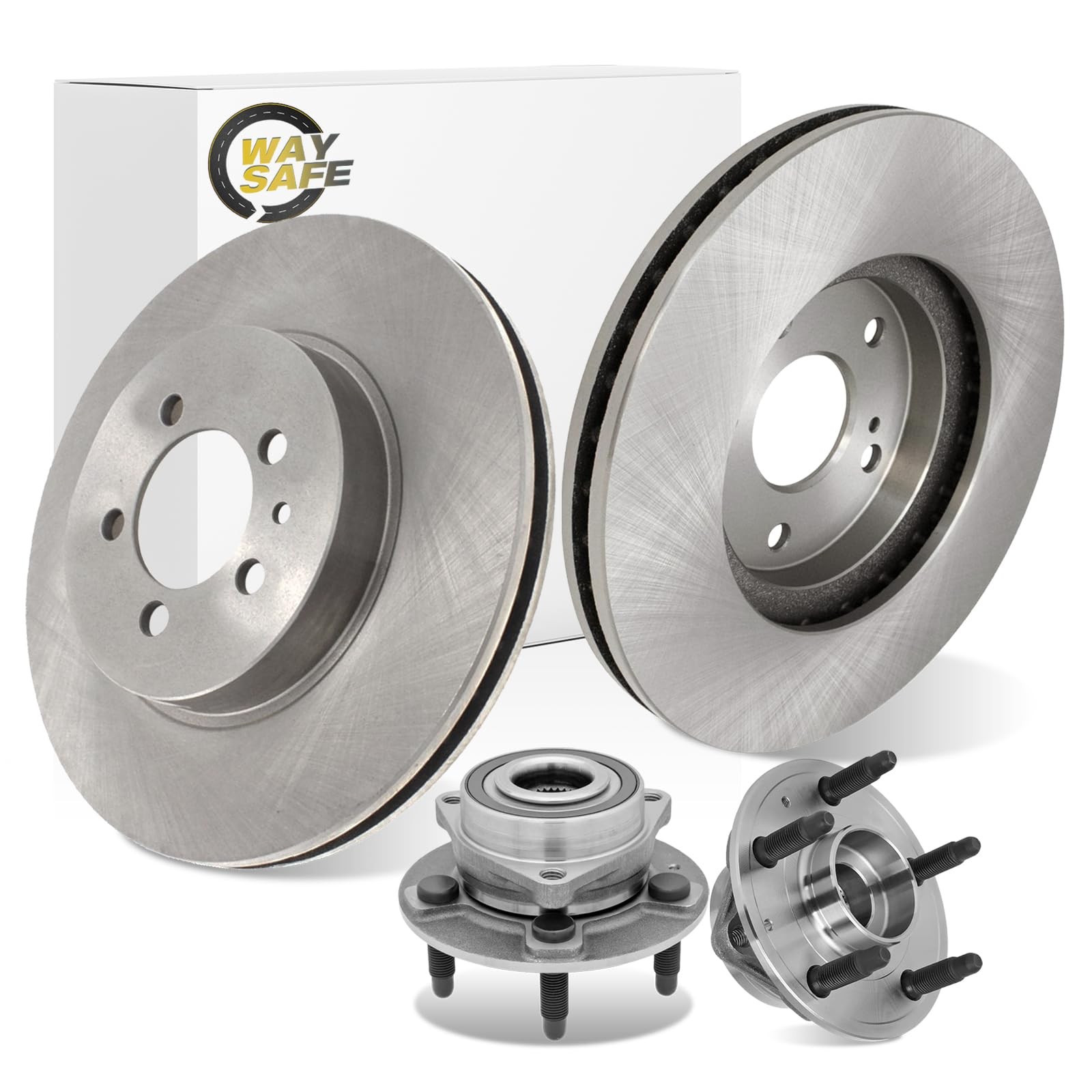 16-19 Cadillac CT6 Chevy Camaro Rear 12.4″ 315mm Vented Brake Rotor Hub Brg