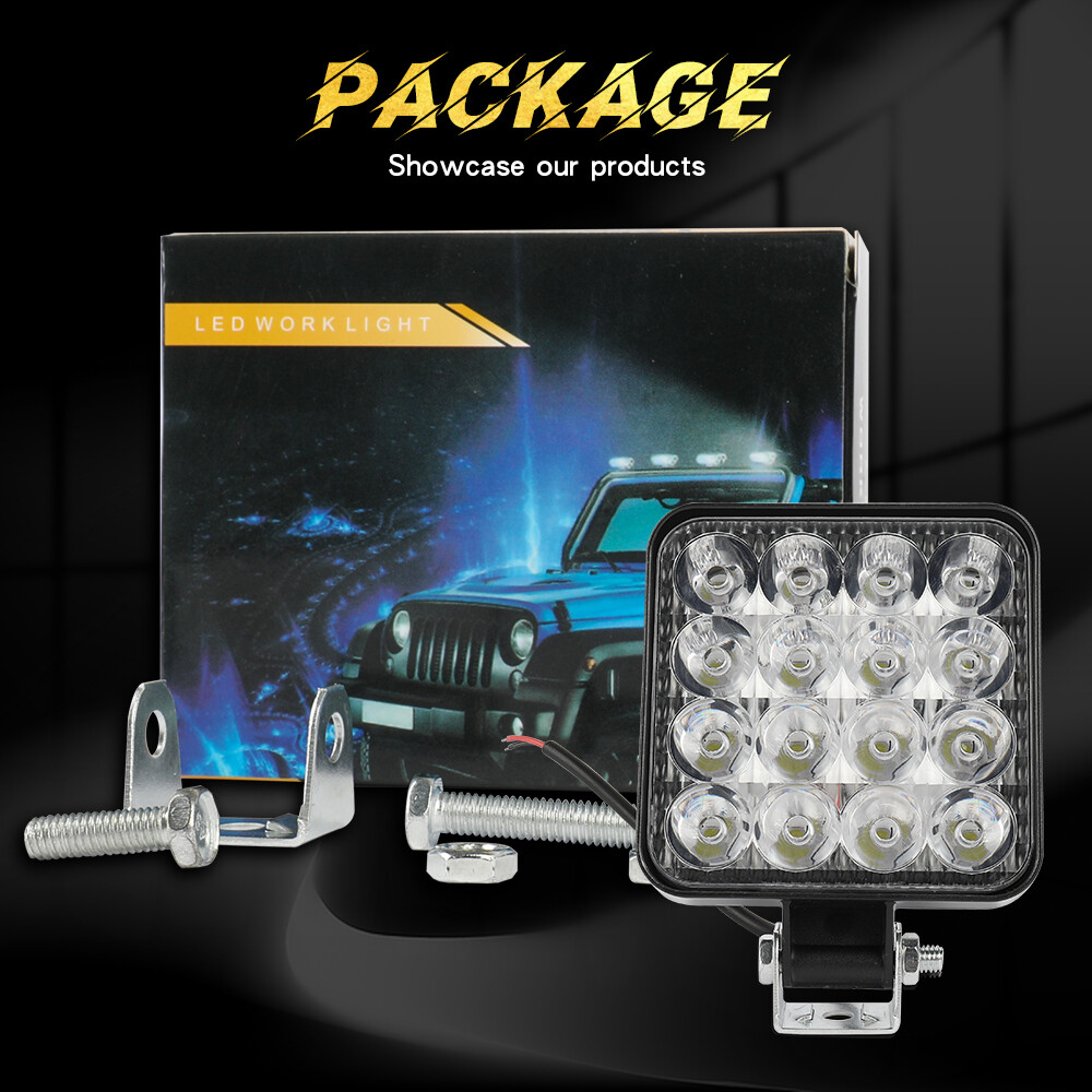 10PCS LED WORK Lights for Caterpillar Skid Steers Excavator Forklift Loader Car