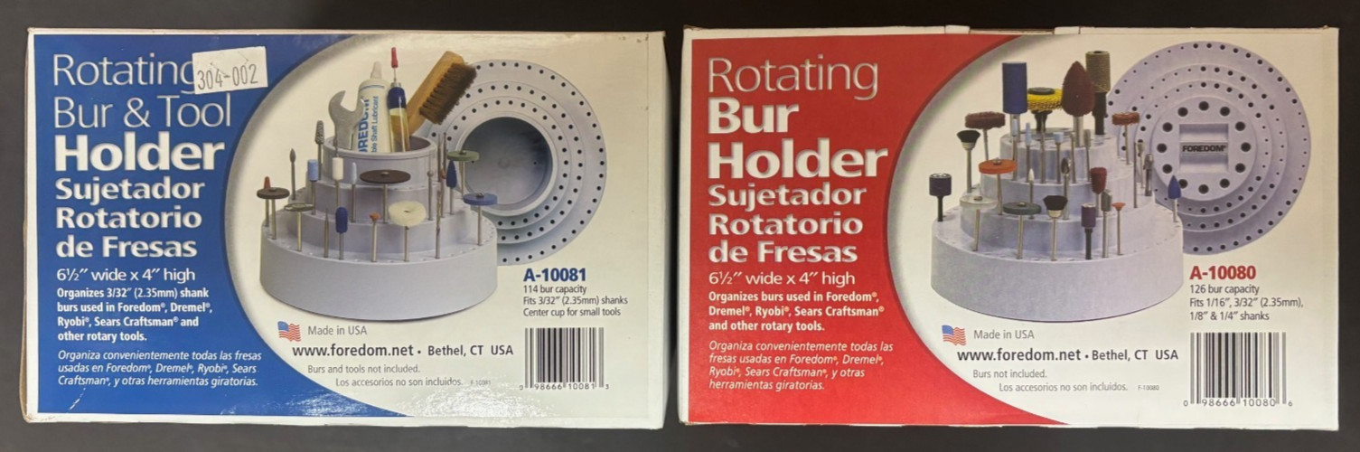 [Foredom] Rotating Bur Holder Opened Top & Closed Top