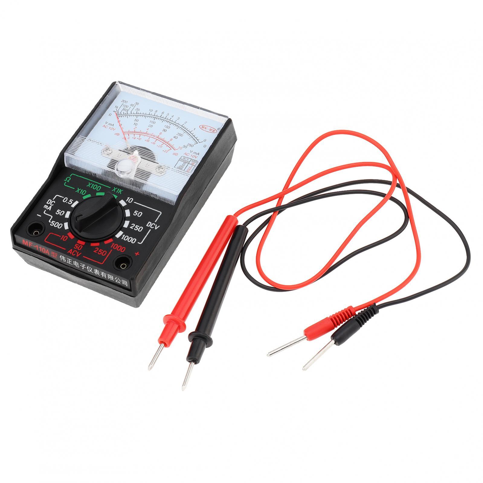 Analog Multimeter AC/DC Voltmeter Ammeter Ohmmeter Tester Meter OHM Volt US