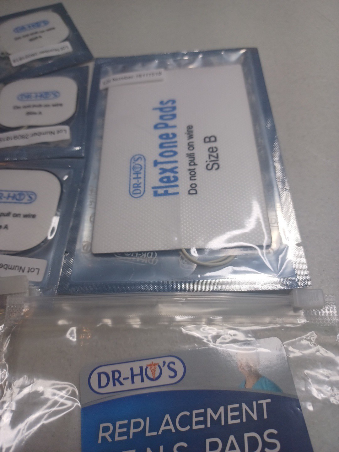 DR-HO’S FlexTone Pads Size A & B Replacement TENS Electrodes Pads Lot