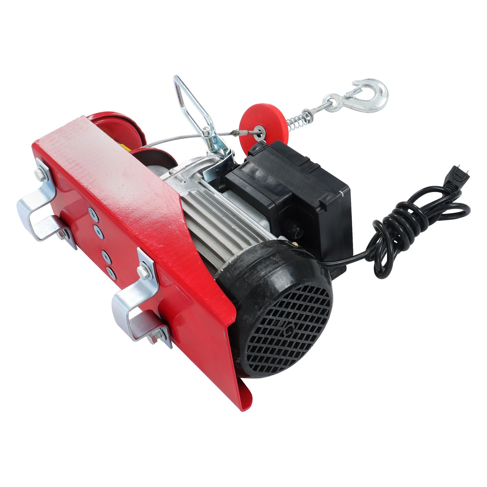 Mini Electric Hoist 1320lbs Crane Winch w/ Wireless Remote Control 1150W 110V