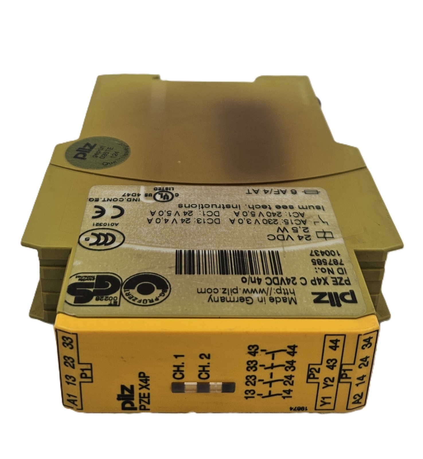 PILZ PZE X4P C 24VDC 4n/o 787585 Contact Extension [FAST SHIPPING]