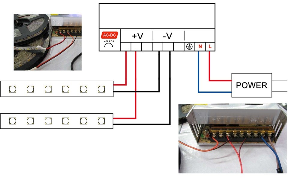24V 14.6A 350W Power Supply Universal Regulated Switching Adapter AC to DC 24V