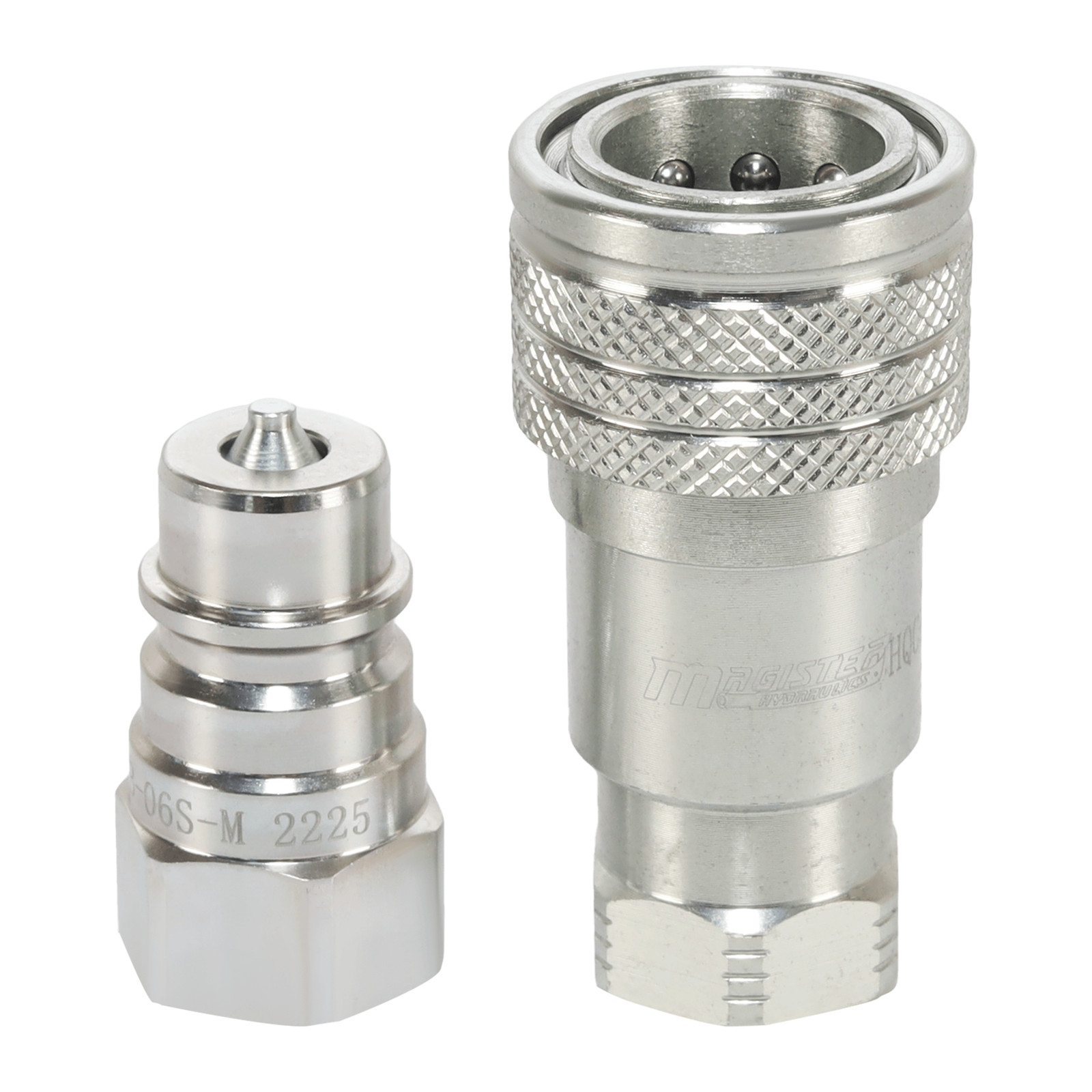1/4″ AG Hydraulic Quick Couplers Set – 3/8″ SAE Thread