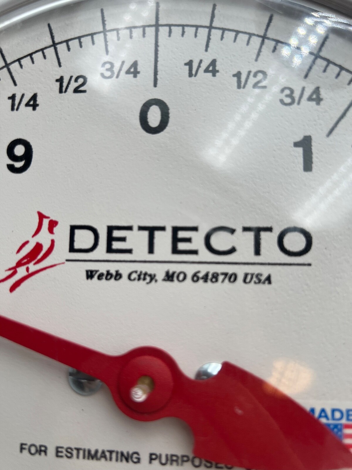 CARDINAL DETECTO MCS-20HTF Series 20lb x 1oz HANGING Produce SCALE Only