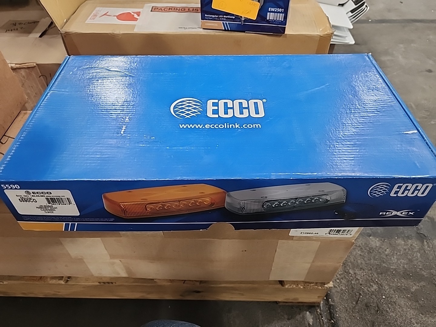 ECCO 5590CG LED Minibar – Permanent Mount – Clear/Green – 12V/24V