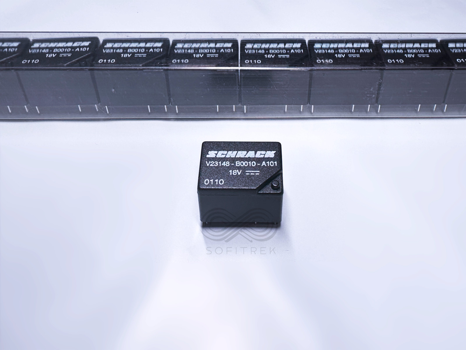 1X V23148-B0010-A101 SCHRACK PCB Power Relay Latching 18VDC SPDT 7A 5-Pin