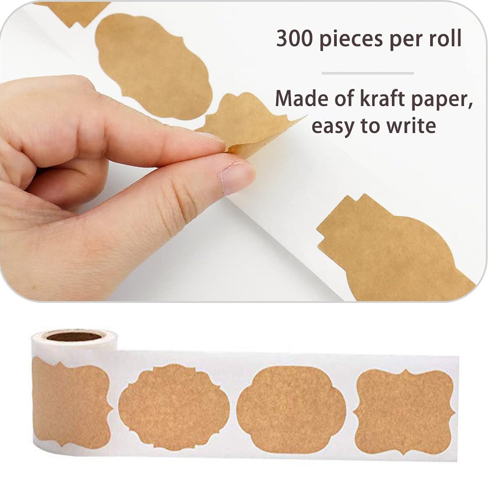 300 PCS Handmade Jar Stickers for Mason Jars Ball Kerr Food