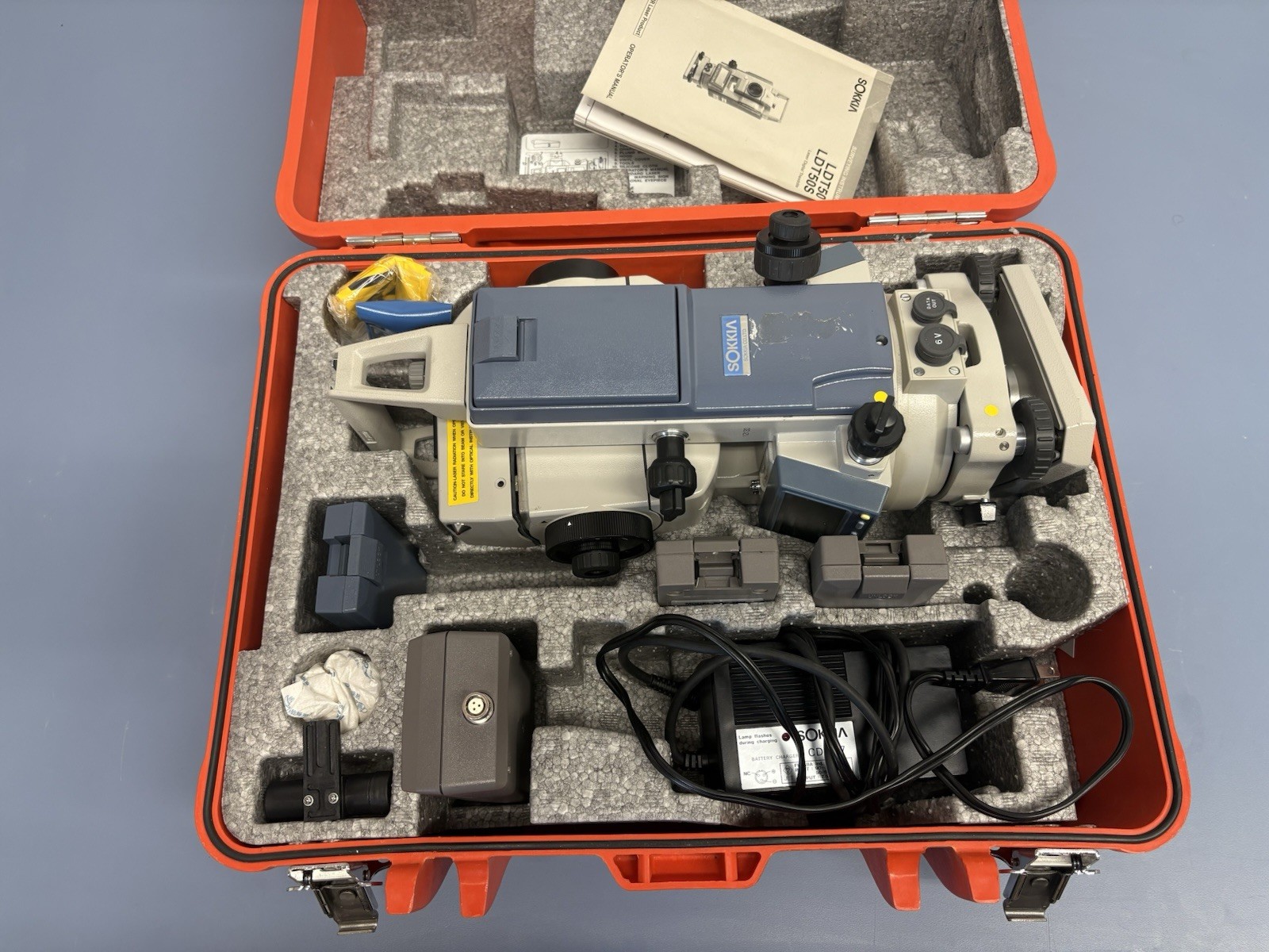 SOKKIA MODEL LDT50 LASER DIGITAL THEODOLITE With Accessories, Batteries & Case