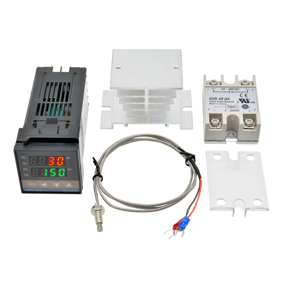 REX-C100 Digital Thermostat temperature Controller SSR Output K Thermocouple