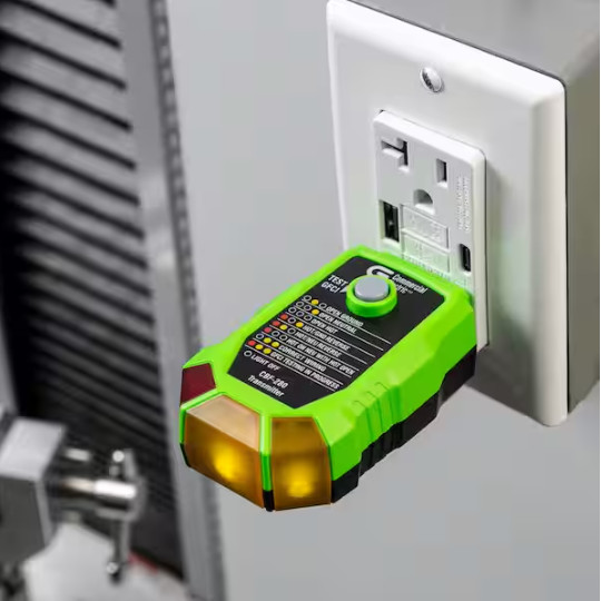 Commercial Electric Digital Circuit Breaker Finder with GFCI Outlet Tester