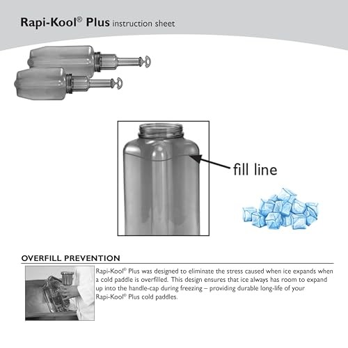 San Jamar Rapi Kool Plus Cold Paddles 128oz Food Service Cooling Tool