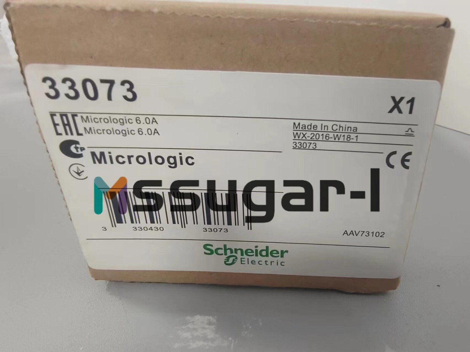 New Schneider 33073 Micrologic 6.0A In Box Expedited ShippingControl unit brand