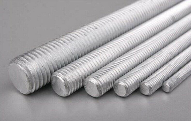 5/8-11 X 3′ A307 Grade A All Thread Rods Hot Dipped Galvanized 8 Sticks
