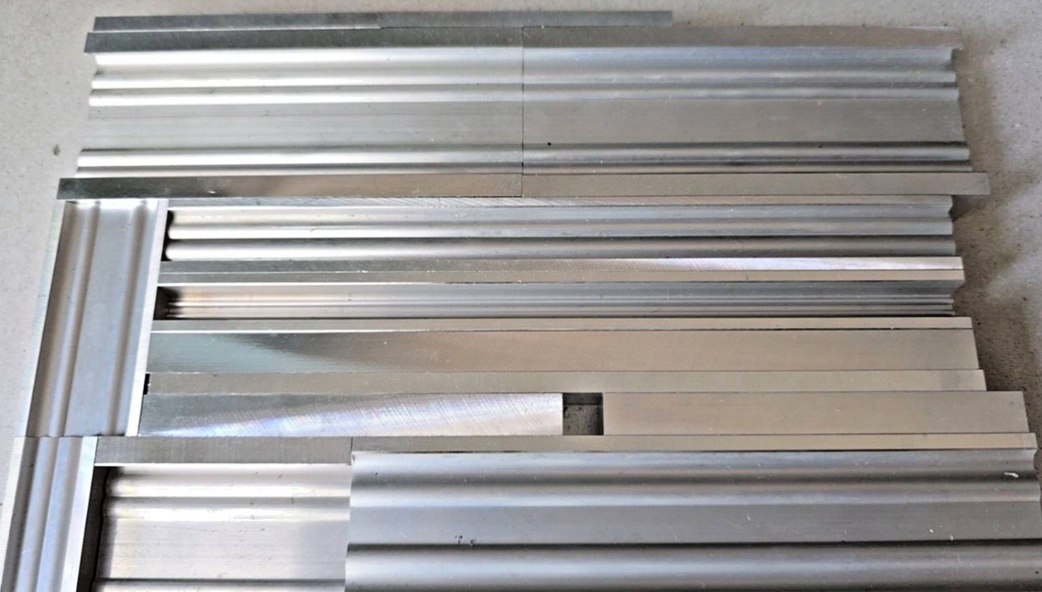 Letterpress Aluminum Furniture,Spacing Material,Set#2=20 pieces 2.7 lbs./1.1kg.