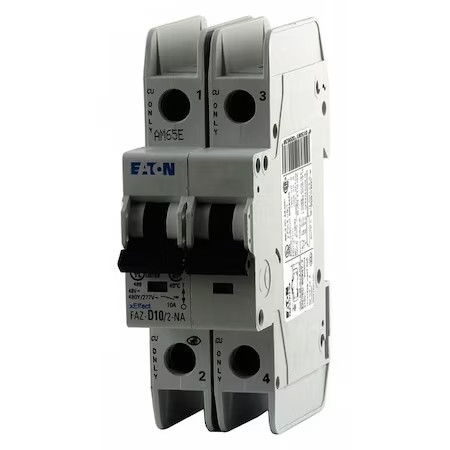 Eaton Faz-C15/2-Na Iec Miniature Circuit Breaker, Faz-Na Series, 15A, 2 Pole,