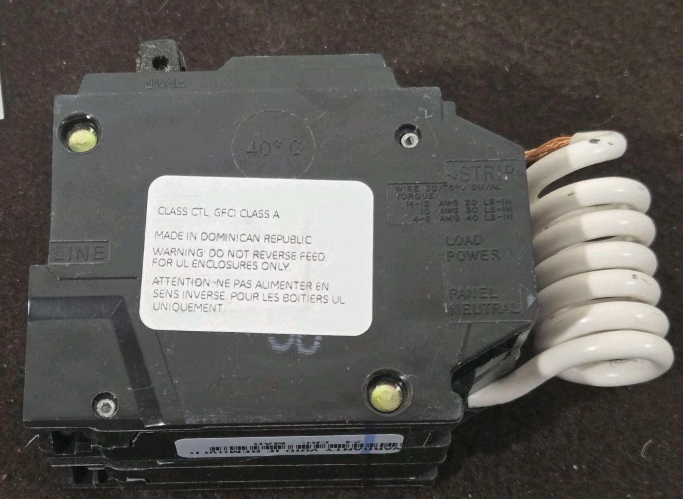 NEW NIB General Electric ABB THQL2150GFT2 2 Pole Ground Fault Circuit Breaker