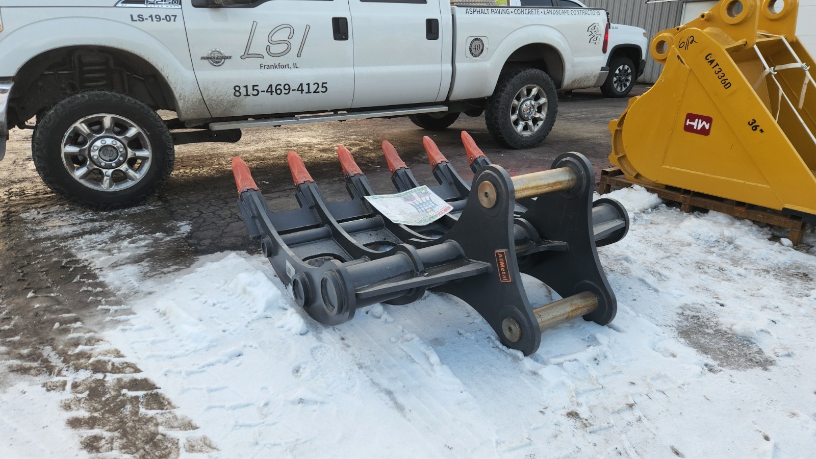 SEVERE DUTY CAT 330 336 DB Linkage Root Rake Excavator Stump Demo 90mm 100mm Pin