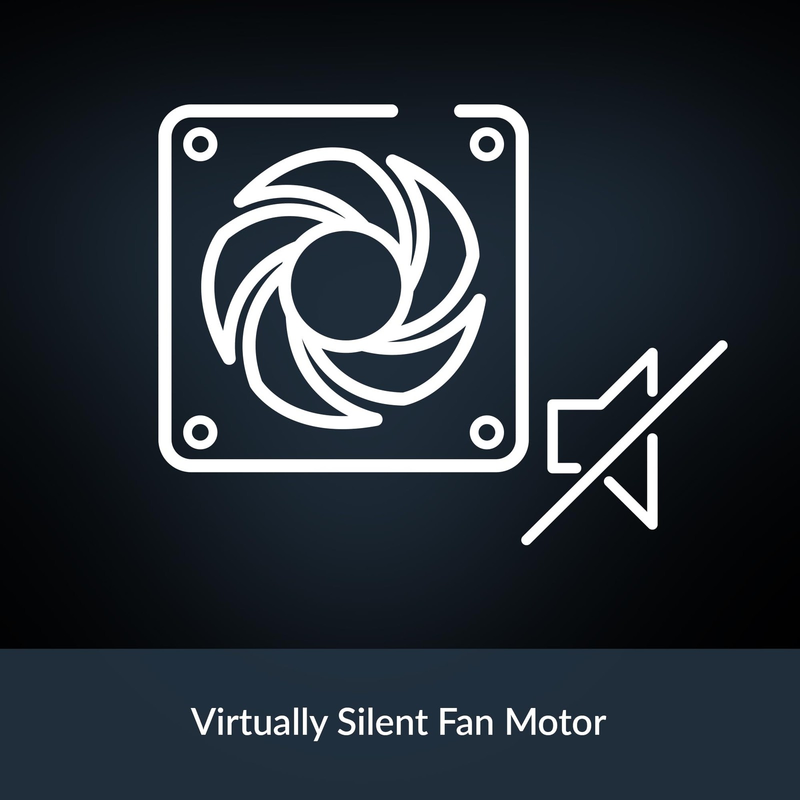 ARCTIC P9 Silent – PC Fan, 92 mm, Extra-Quiet Case 1900 RPM Black