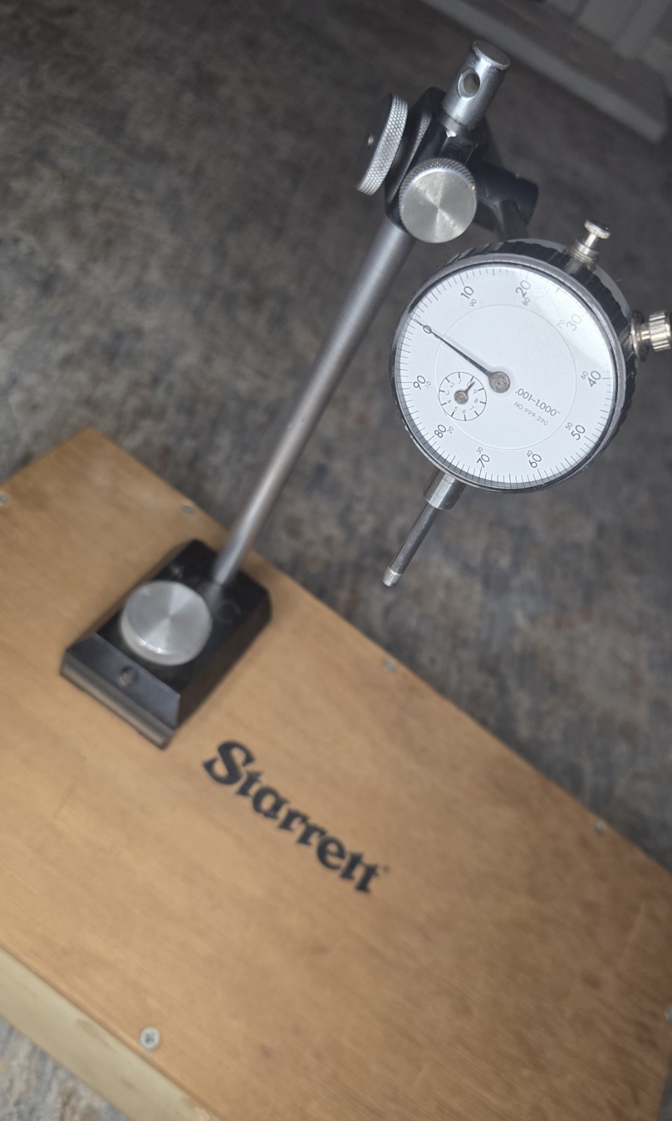 Hermann Schmidt Precision Tools Surface Gage Stand And Calibrated Drop Gage