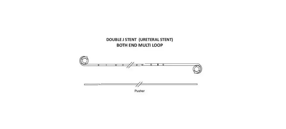 Double J stent with pusher urology 6Fr 26cm 100 pieces DJ Stent FREE SHIPPING