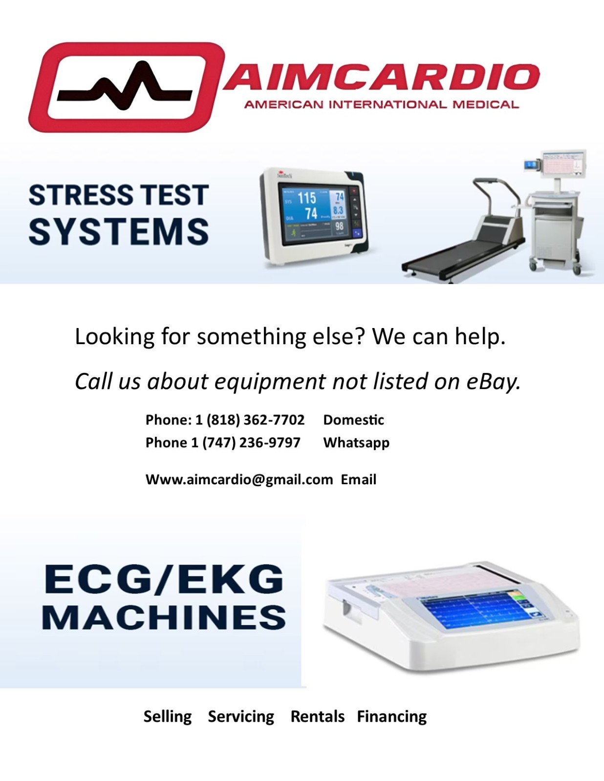 New Mac 5 EKG by GE | Patient Ready|2 Years Warranty