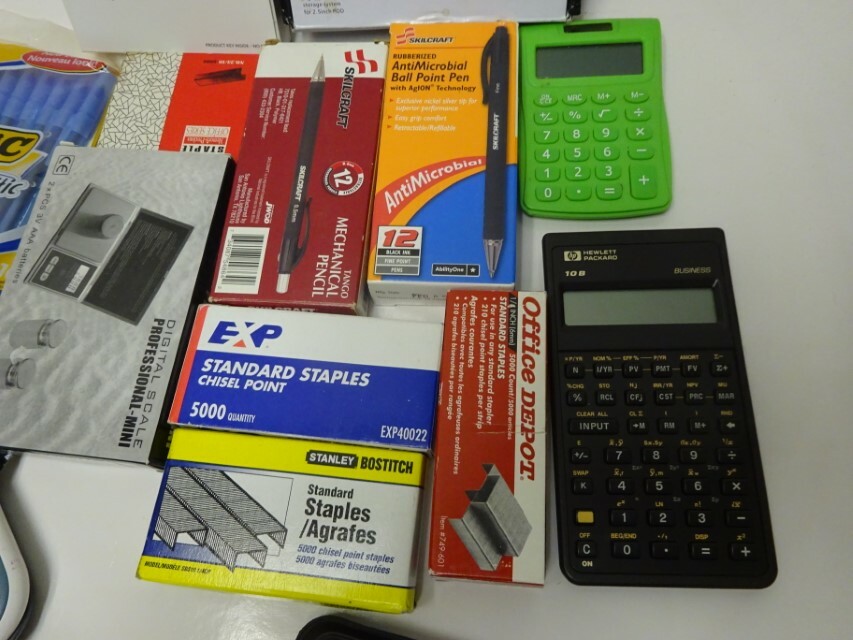 Office supplies Mixed items wholesales Pen, Staples, Calculators, More 50 piece