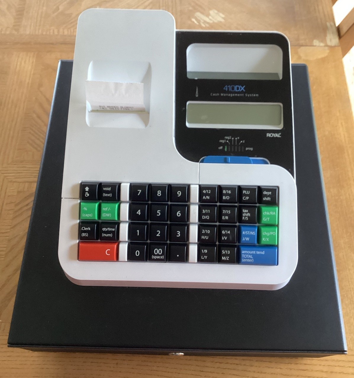 Royal 410DX Electronic Cash Register With Thermal Printer & LCD Display HGT-37